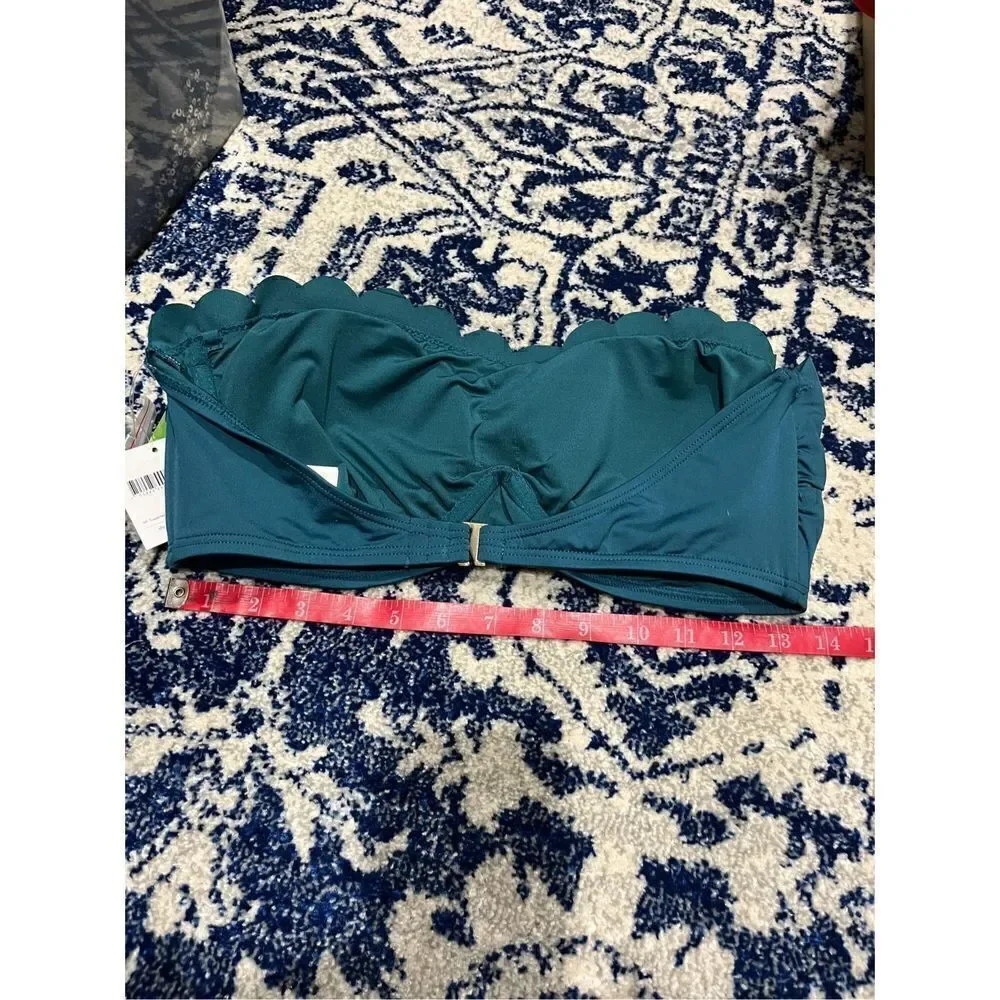 NWT Kate Spade Bikini Top S79206 Color: Folige (344) Cruise 2018